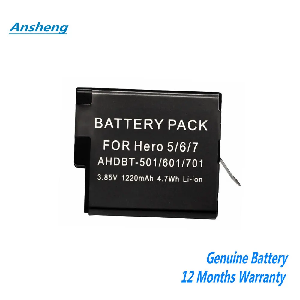 

Genuine AHDBT-501 Battery For GoPro Hero 7 Hero 6 Hero 5 Hero5 Hero6 Hero7