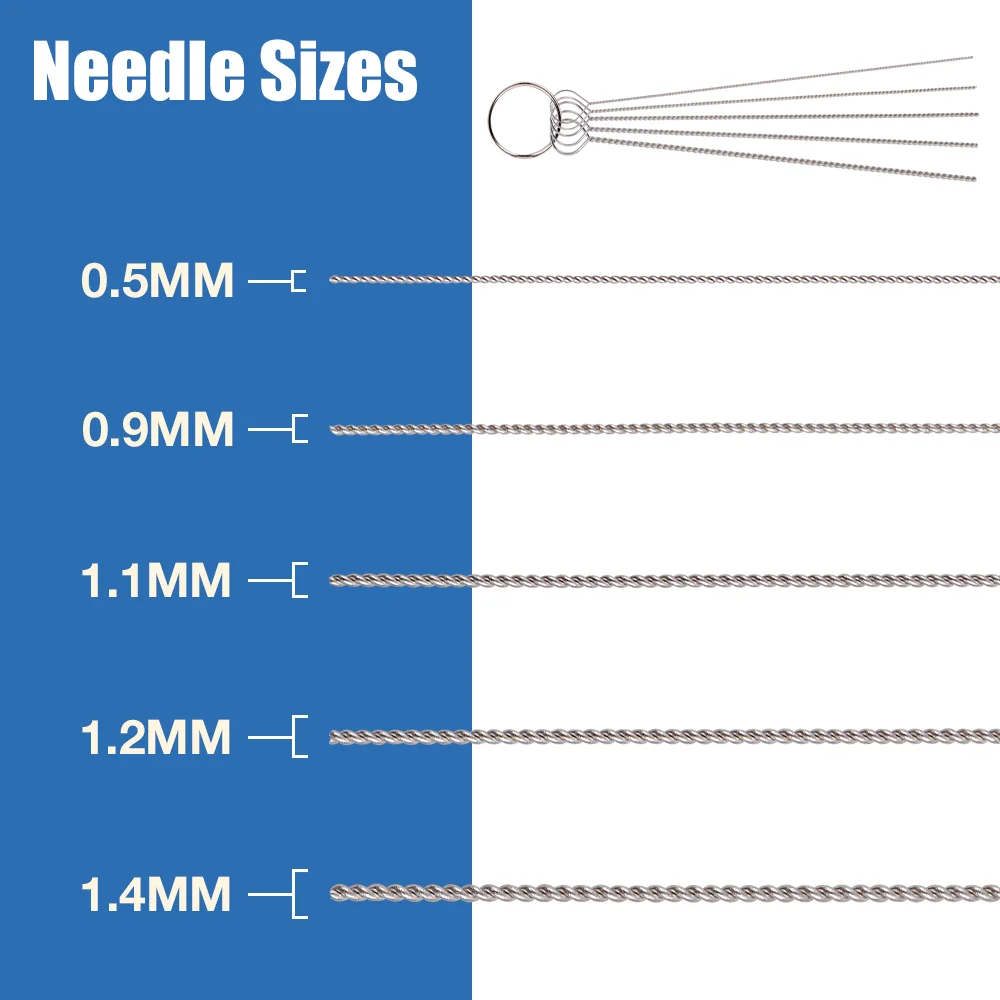 11/22 pcs AirBrush Spray Gun Nozzle Cleaning Set Needle Brush Repair Tool Stainless Steel Handle Precision Car Motorcycle Kit