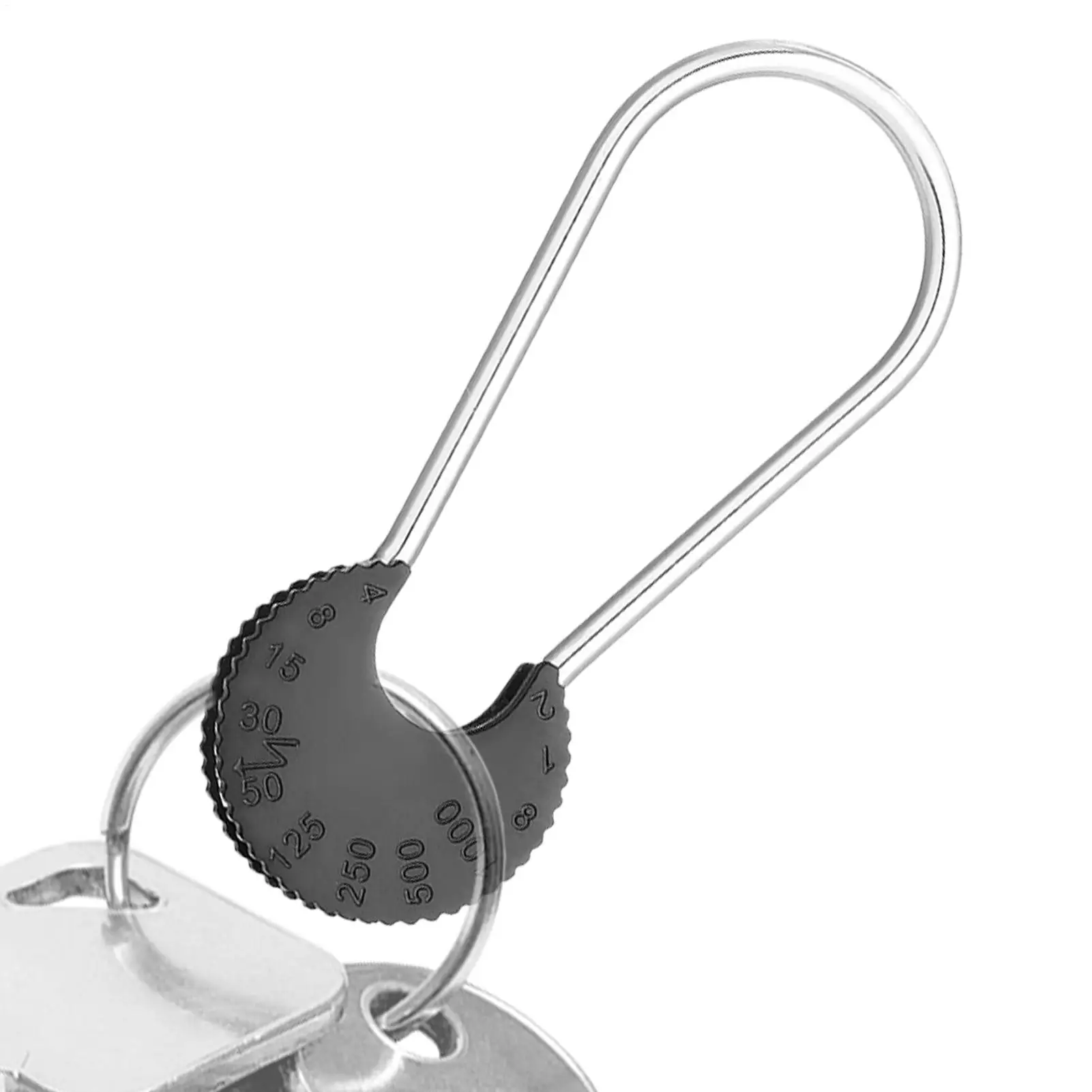 

Stainless Steel Key Chain Pulley Key Chain With Digital Identification Heavy Duty Creative Keyring For Travel House Women Men