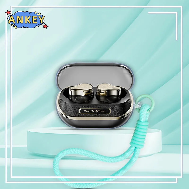 for SoundPEATS H3 Case Protective Transparent Clear TPU Covers Bluetooth Earphone Shell Headphone Portable