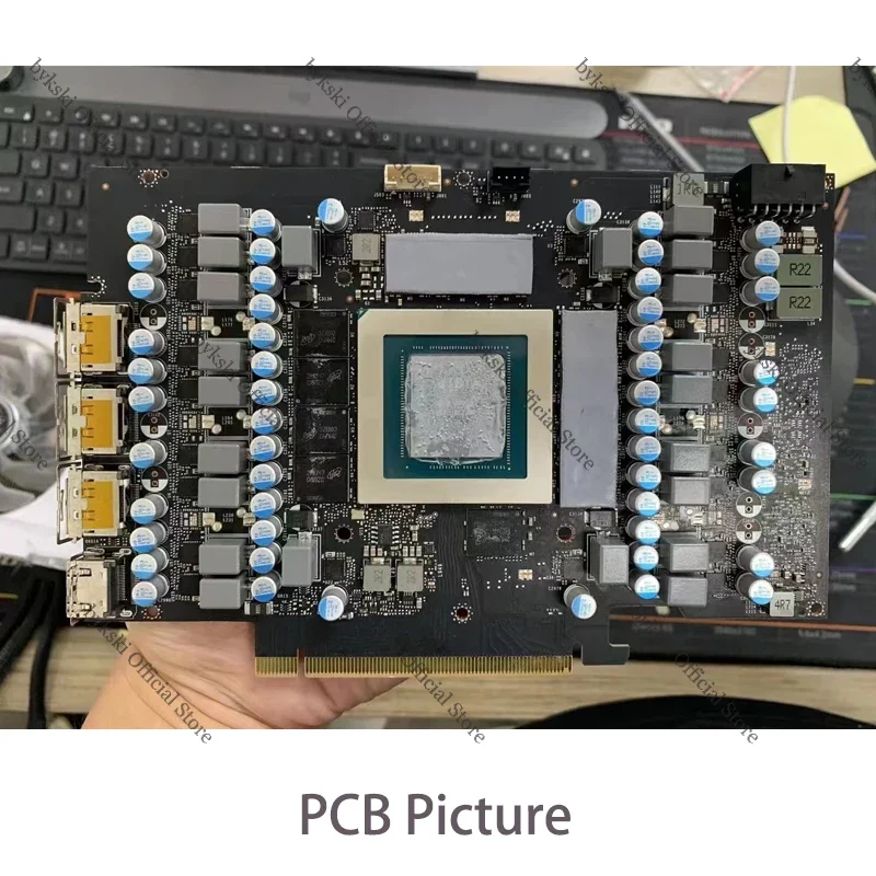Bykski N-RTX4090H-X GPU Block Use for NVIDIA RTX 4090 Reference Edition / RTX4090 AIC Video Card Three-layer Structure Design