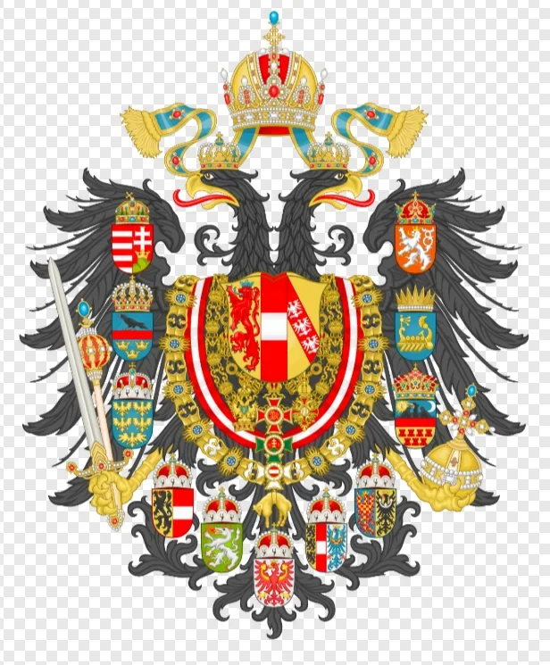 Coat of Arms of The Empire of Austria-Hungary T-Shirt 100% Cotton O-Neck Short Sleeve Summer Casual Mens T-shirt Size S-3XL