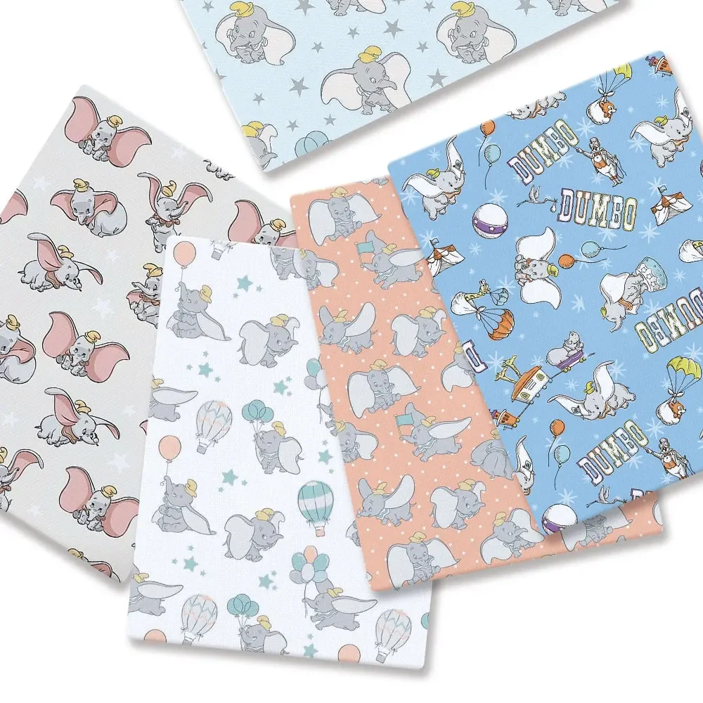 

Ткань Disney 140x50 см, мультяшная, из полиэстера и хлопка, для пэчворка, детского домашнего текстиля, шитья, кукольных платьев, штор