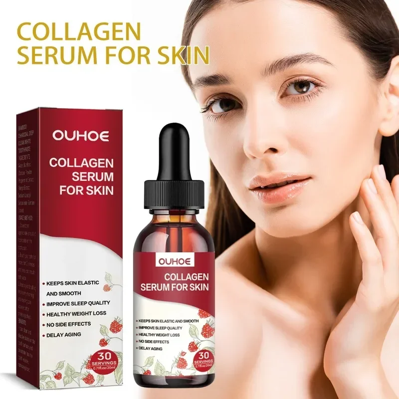 

Sdotter Collagen Essence Anti wrinkle fade fine lines firming birghten facial skin anti aging body shaping slimming care Face Se