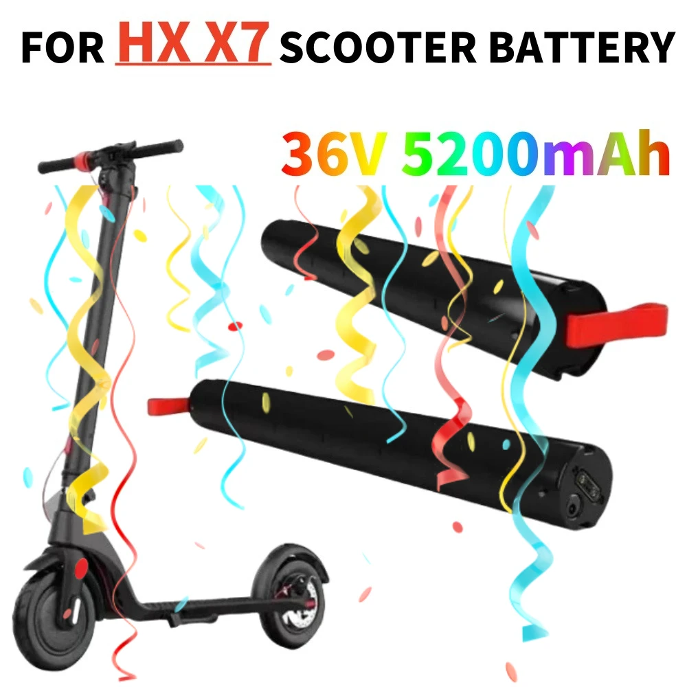 

Оригинальная сменная батарея для электросамоката HX X7, 36В 5200мАч, 18650 10S2P