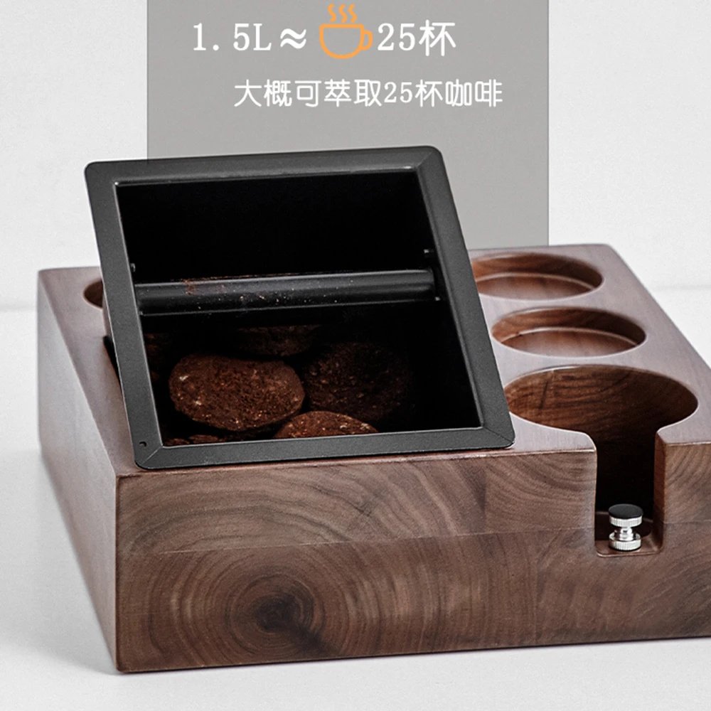 Multifunctional coffee machine handle bracket powder press coffee crushing station bracket coffee tapping box