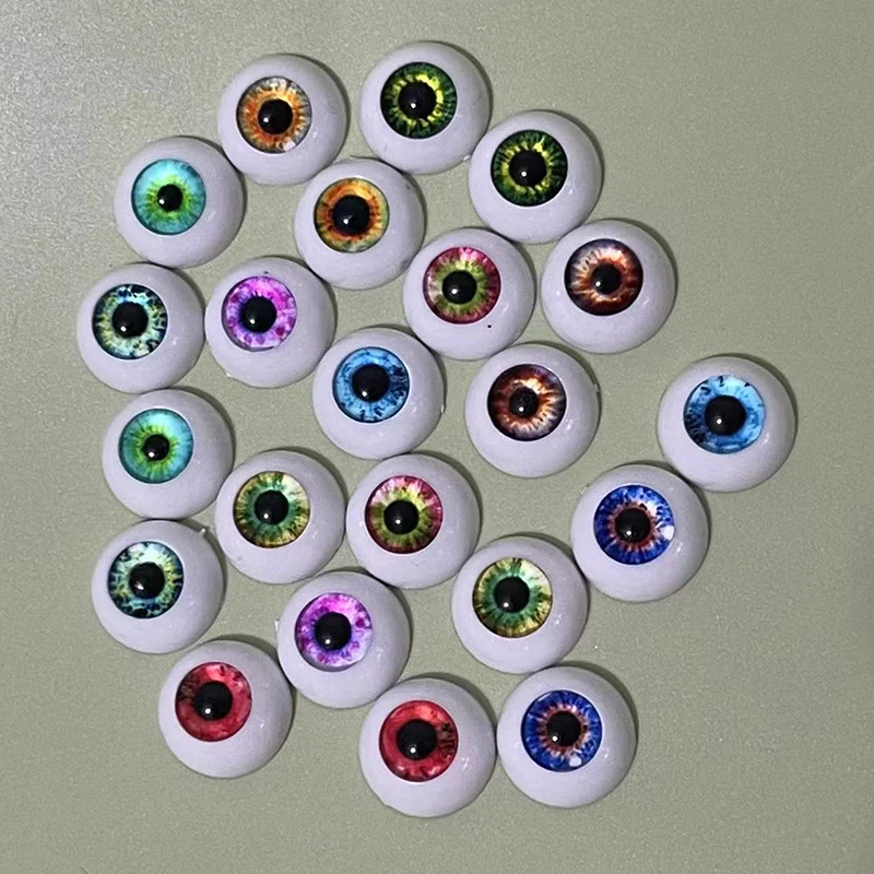 2 Pairs 12mm/14mm Eyeballs BJD Eyes DIY Toy Eye Plush Animal Eye Accessories Doll Eyeball