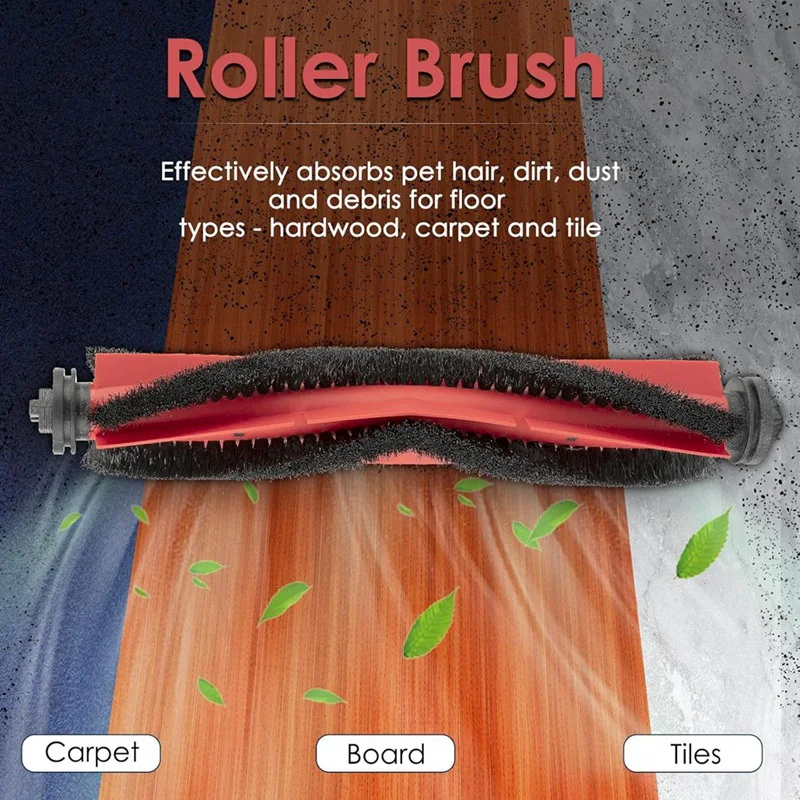 Retail Roller Brushes For Roborock Q5 Q5+ Robotic Vacuum Cleaner, Main Brush Brush Rollers Replacement Accessories Kit