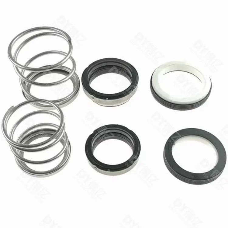 Set of Two Anti-Corrosion Mechanical Seals for Lobe Pump Featuring Durable PTFE Silicone EPDM Plastic Materials