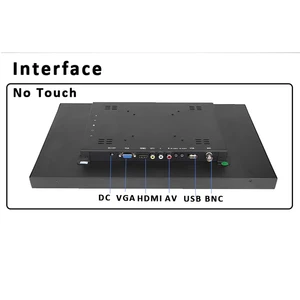 Wall mount with HDMI VGA AV for Industrial, 8U Cabinet Monitor, 1280x1024 Open Frame, 19 10 Main Sales Monitor 19 inch - №8