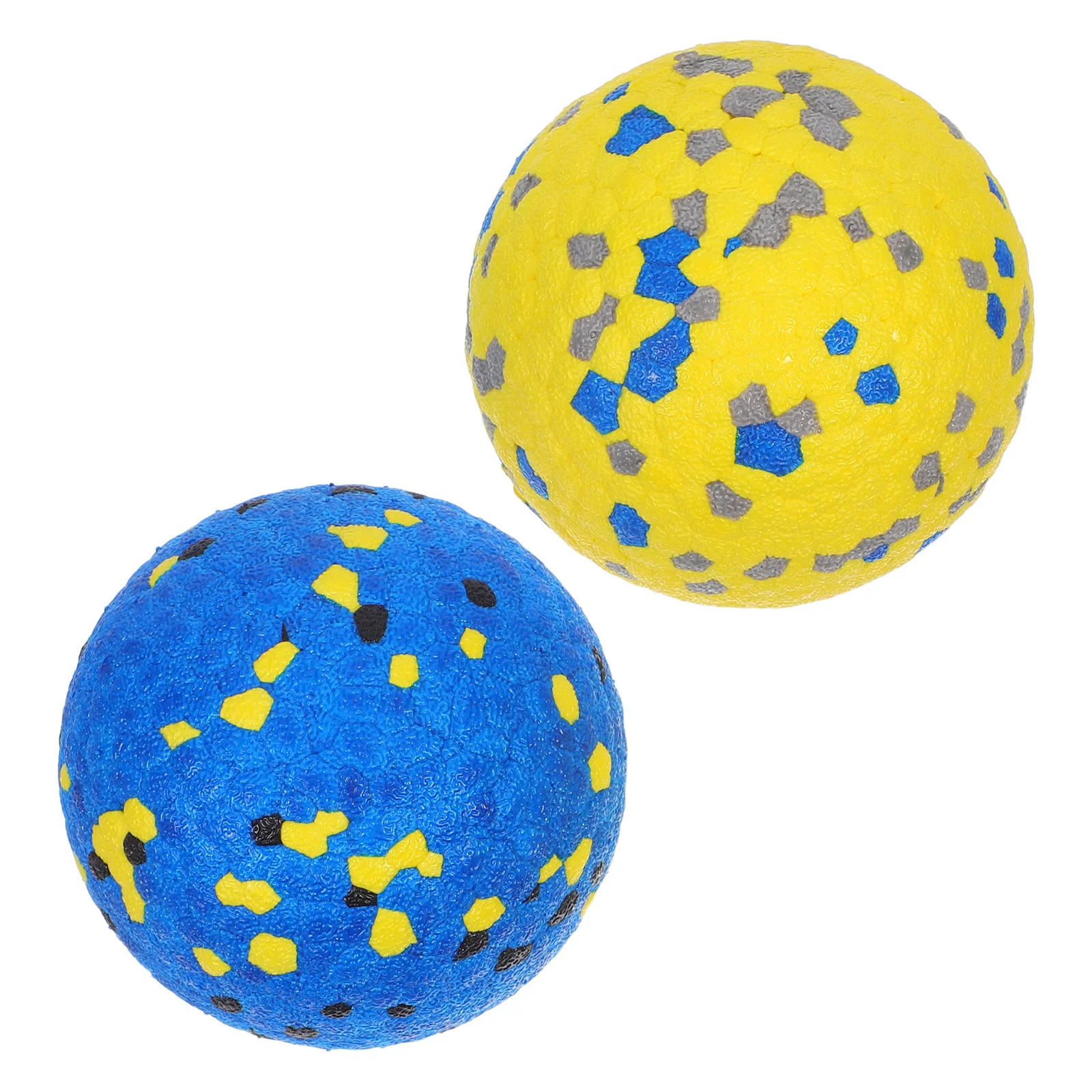

2Pcs Tough Indestructible Dog Balls Floatable Lightweight Chew for Large Medium Small Puppies Aggressive Chewers Interactive
