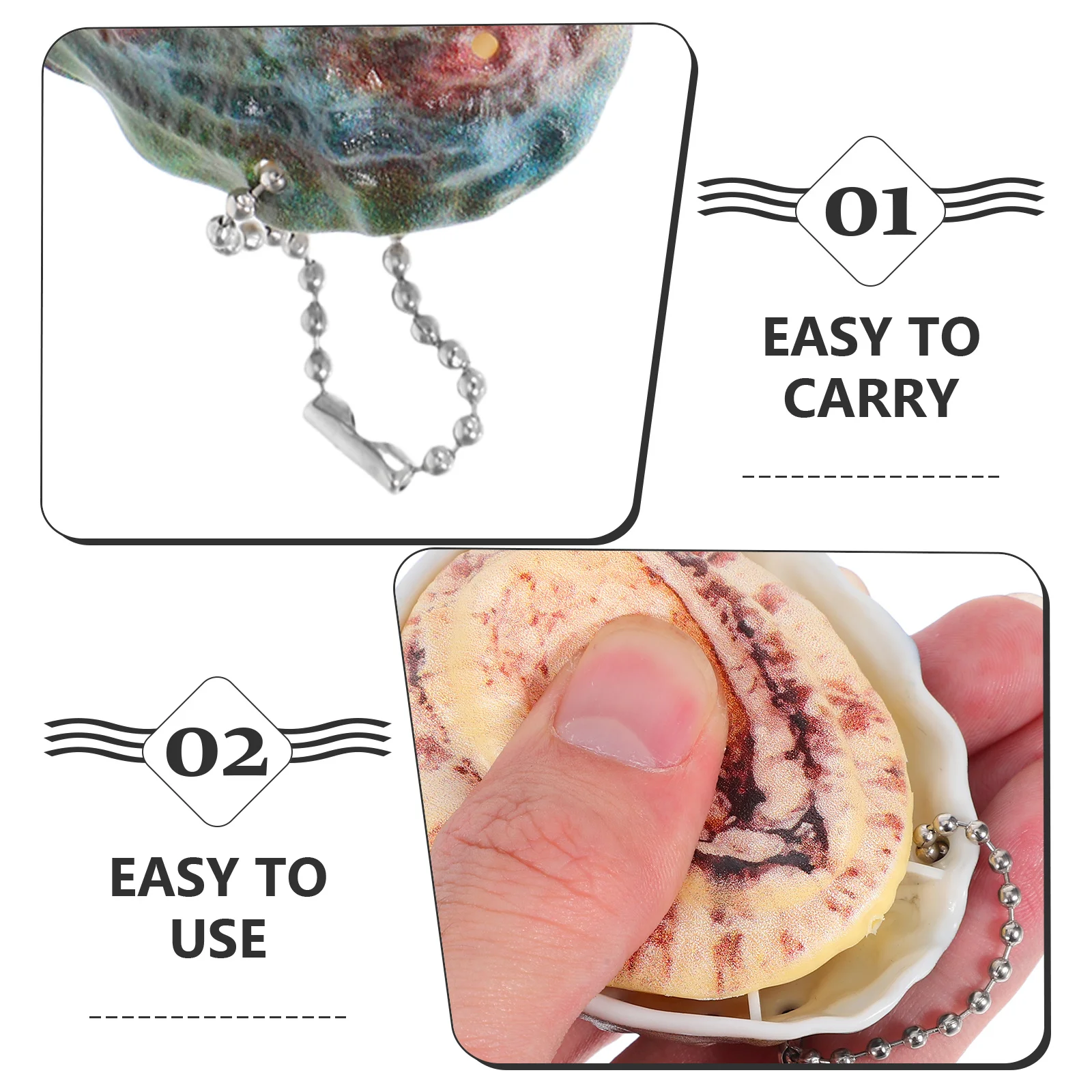 Pistola de agua de concha de abulón, diseño único, ligera, para piscina al aire libre, diversión en la playa, juguete de agua de concha de abulón falso, 4 Uds.