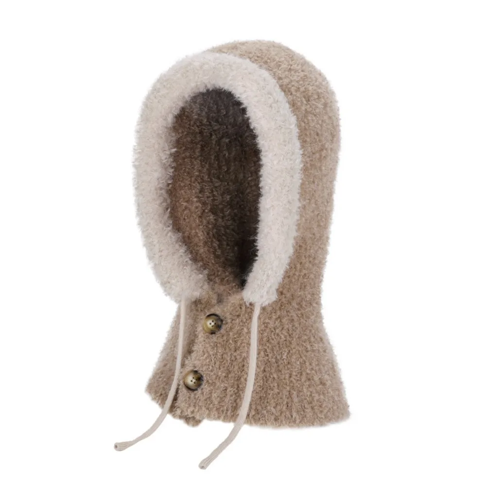 

Windproof Winter Balaclava Hats Warm Fleece Lined Outdoor Warmer Hats Drawstring Closure Coldproof Ski Snow Beanies for Women