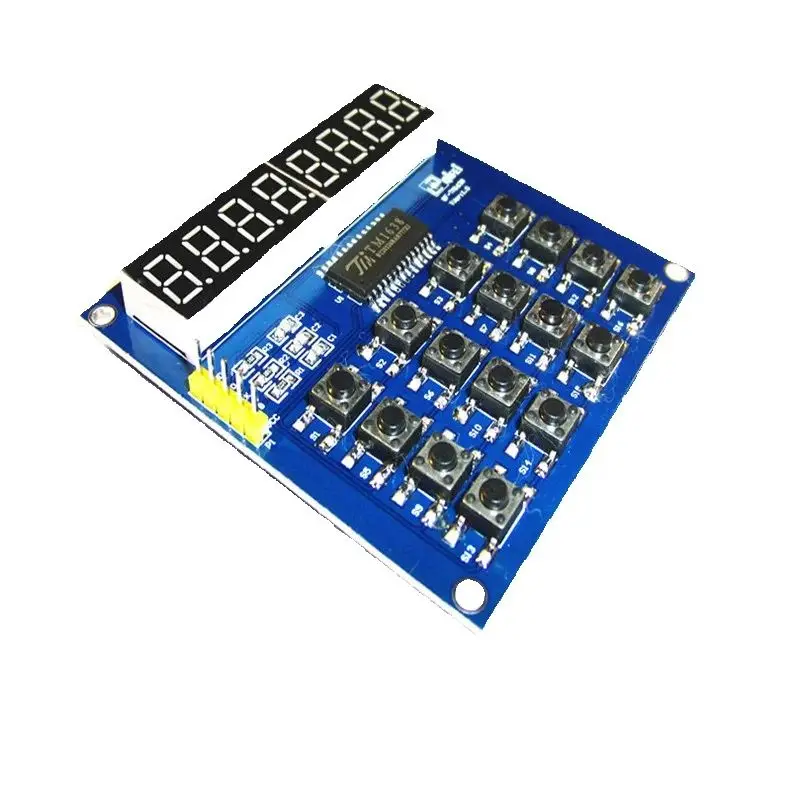 LED 키보드 스캐닝 및 디스플레이 모듈, 51 TM1638, 3 와이어 제어, 8 비트 공통 양극