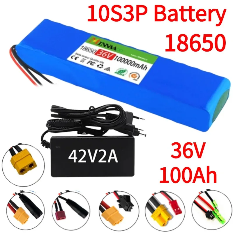 

10S3P 36V 100Ah Scooter Battery Pack for Xiaomi Mijia M365 36V Battery pack Electric Scooter BMS Board for Xiaomi M365