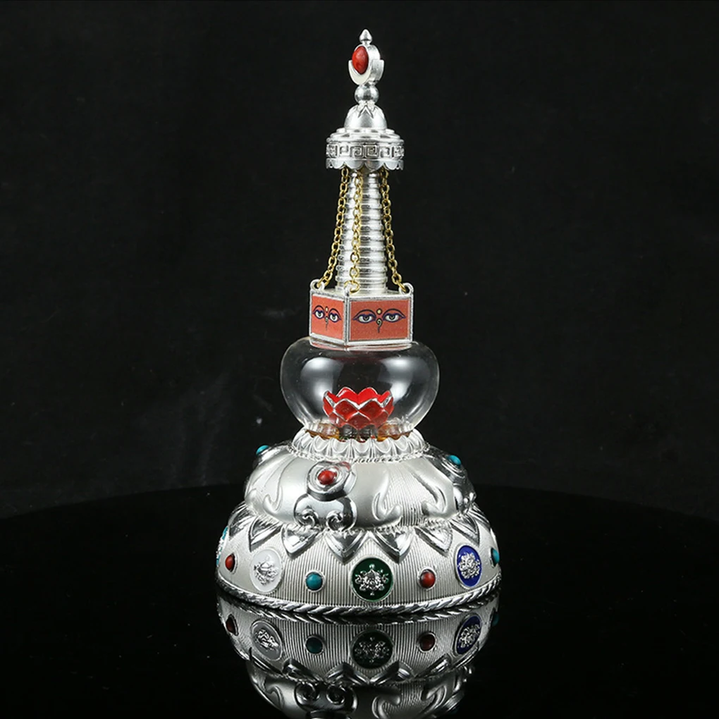 

Элегантная декоративная ступа, добавляющая изысканности дому, из сплавов и стекла.