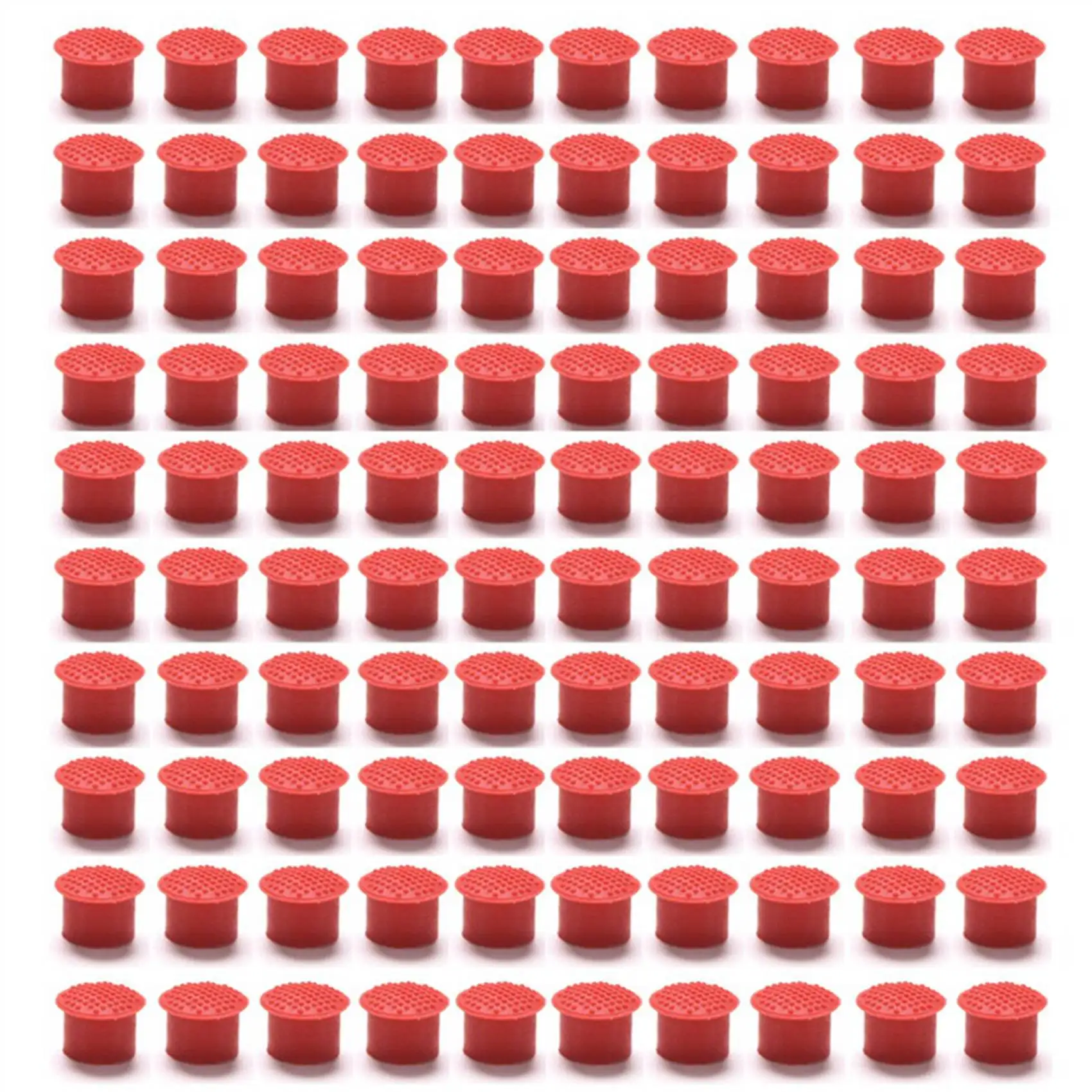 100Pcs Laptop Nipple Rubber Mouse Pointer Cap for IBM Thinkpad Little TrackPoint Red Cap for Lenovo Keyboard