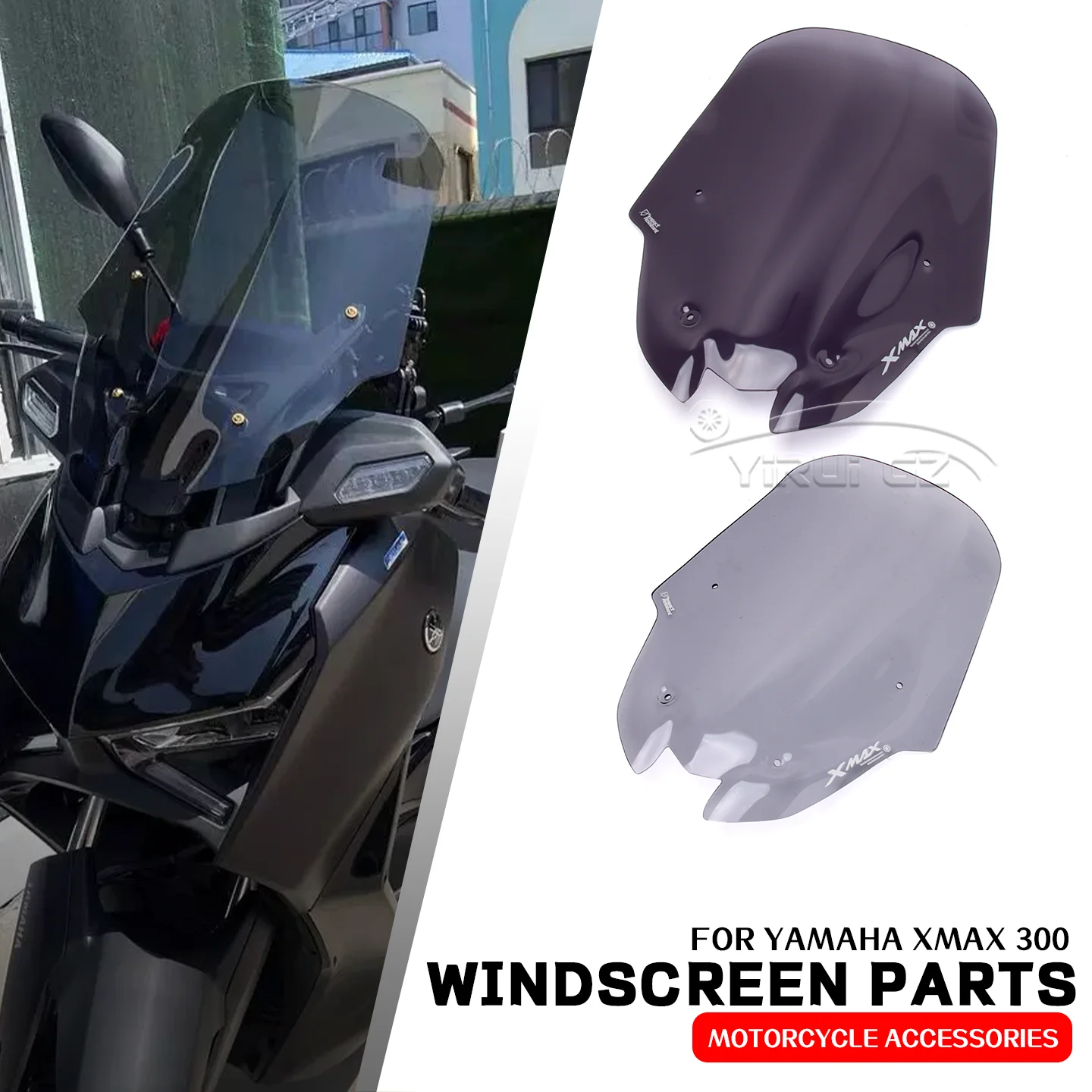 

For XMAX 300 XMAX300 New Motorcycle Accessories Screen Windshield Fairing Windscreen Windshield Fairing Deflector XMAX 300 2025
