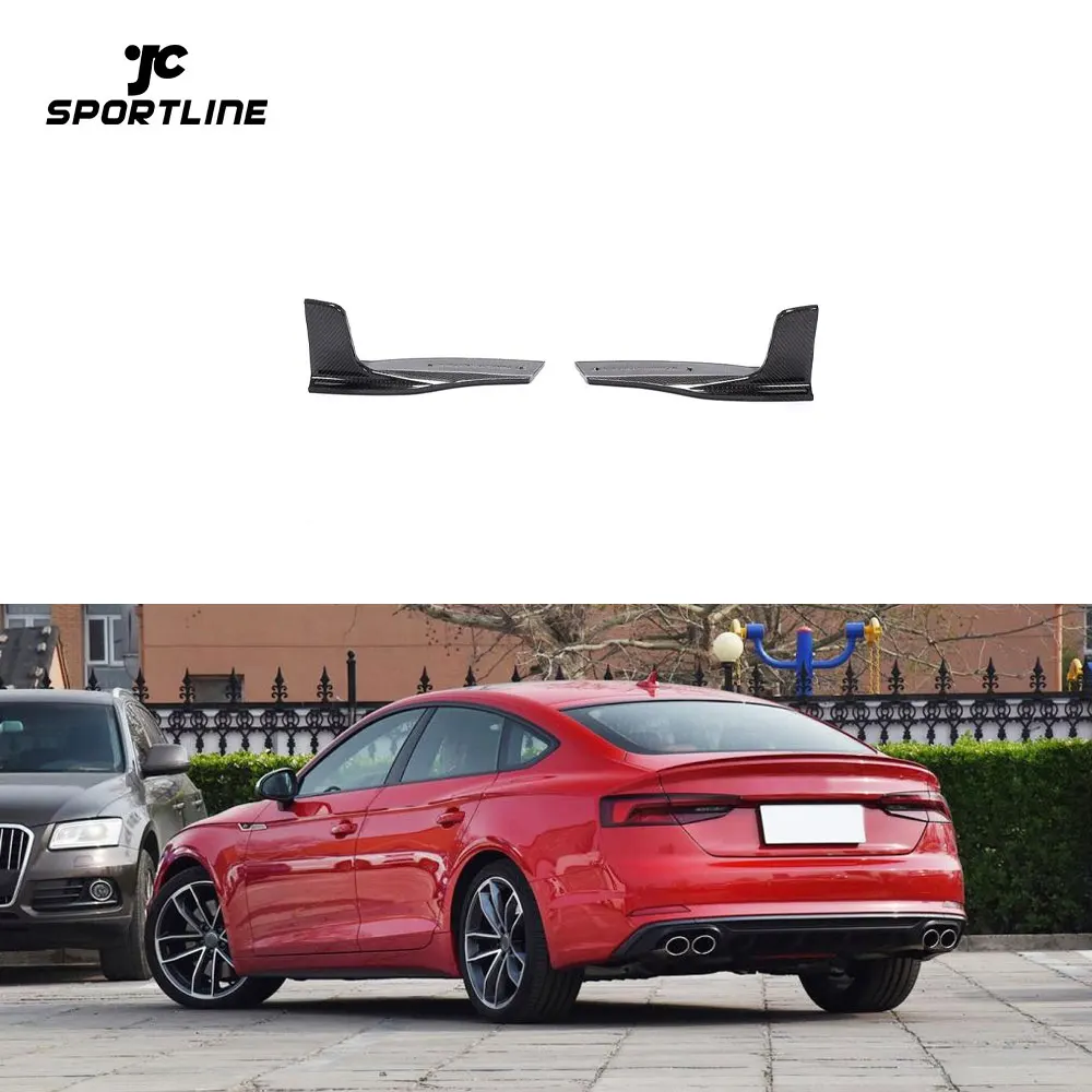 S5 Carbon Fiber Rear Splitter For Audi A5 Quattro S Line S5 Sportback 2D 4-Door 2017-2019