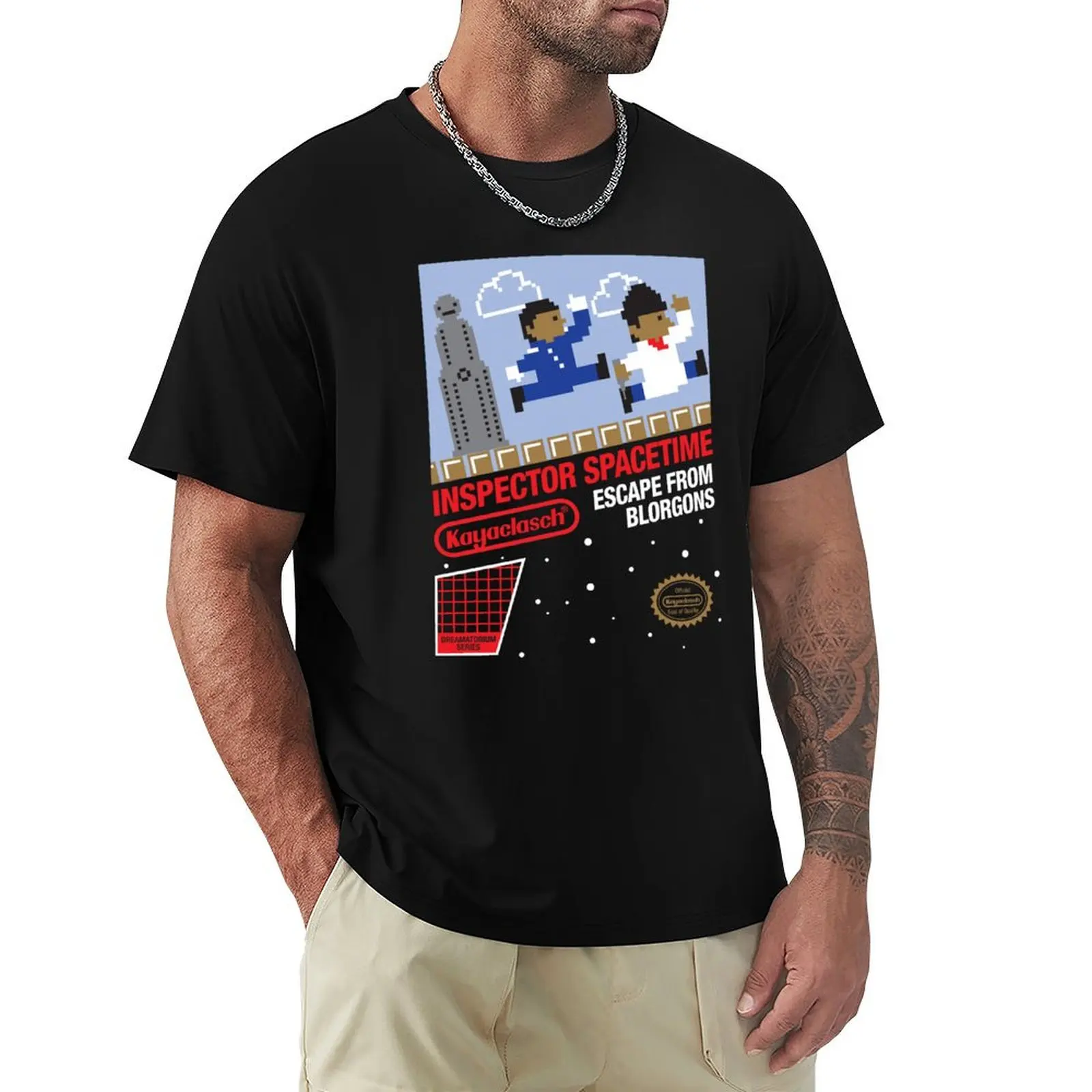 

8-Bit Inspector T-Shirt plain new edition animal prinfor boys tees workout shirts for men