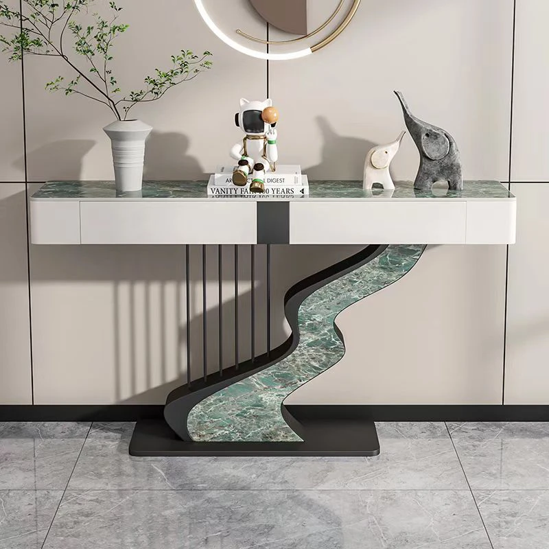 Luxury Console Table Design Decor Entryways Table Modern Storage Drawers Furniture Entrance Console Living Room Furniture image 5