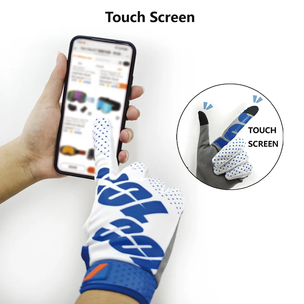 Motorcycle Racing Gloves Unisex Four Seasons Anti Slip Wear Resistant MTB Riding Gloves image 3