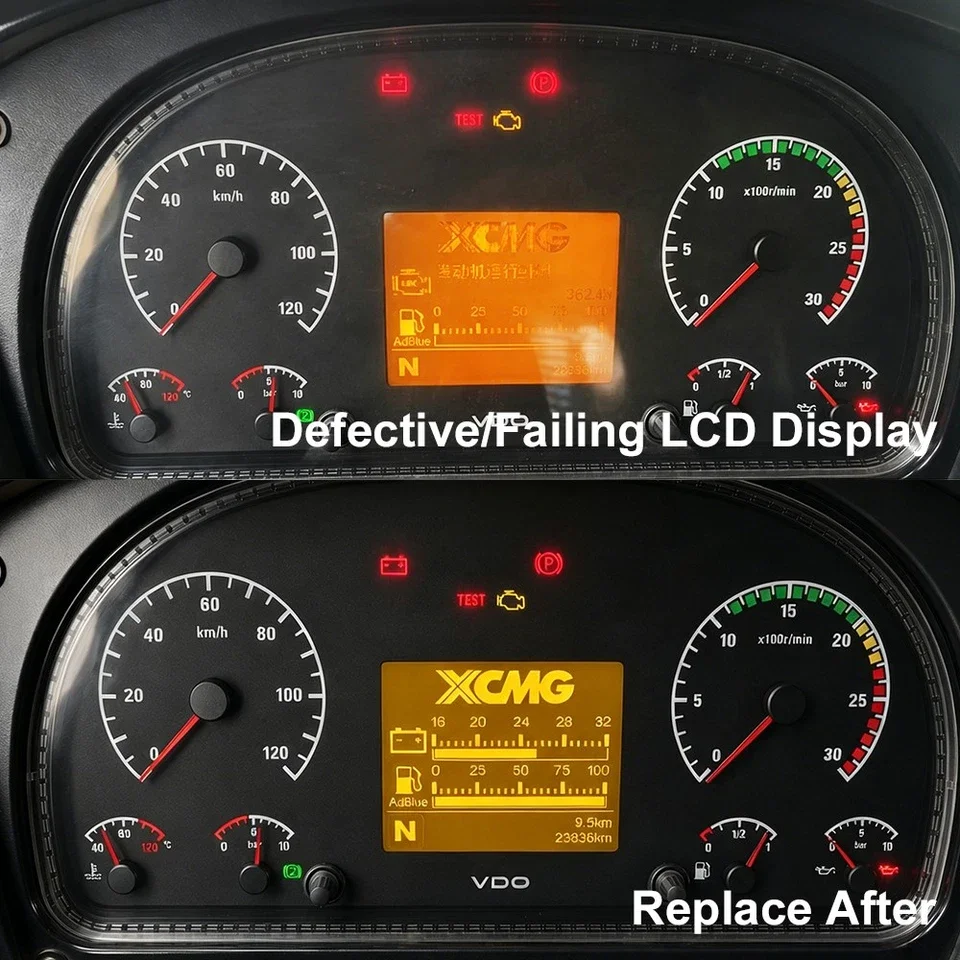 Display for XCMG Crane Speedometer Instrument Cluster 80310057