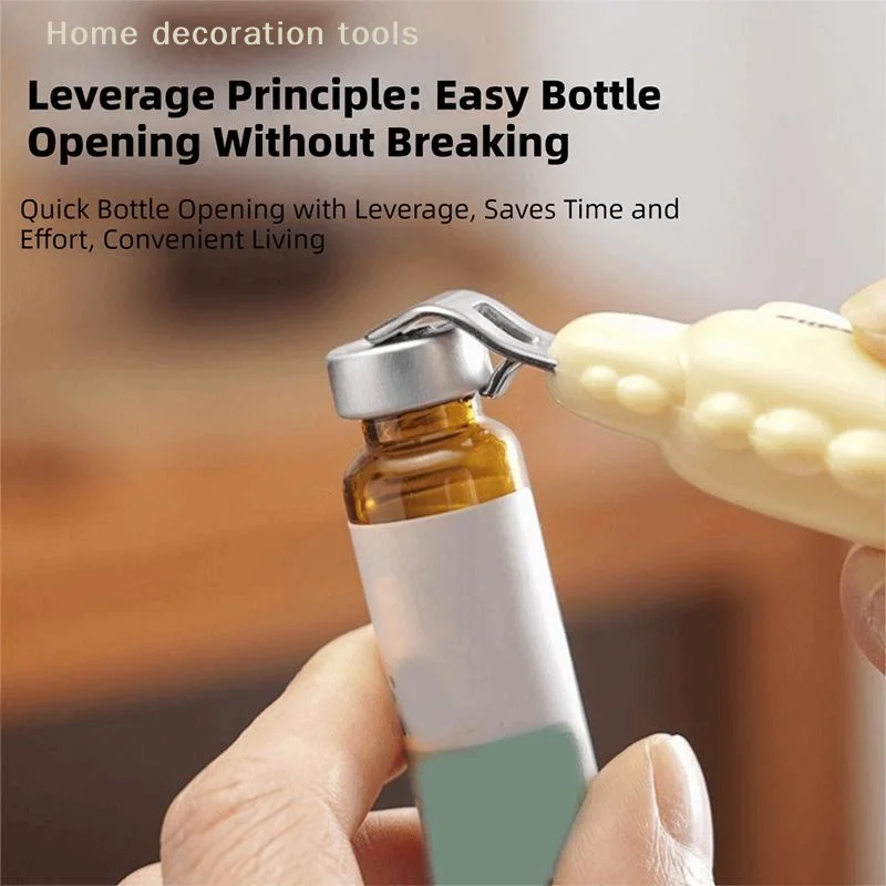 

portableMini Crocodile Design Vial Opener Pocket Friendly for 10ml Oral Liquid Bottle Caps Easy and Fast Operationitem