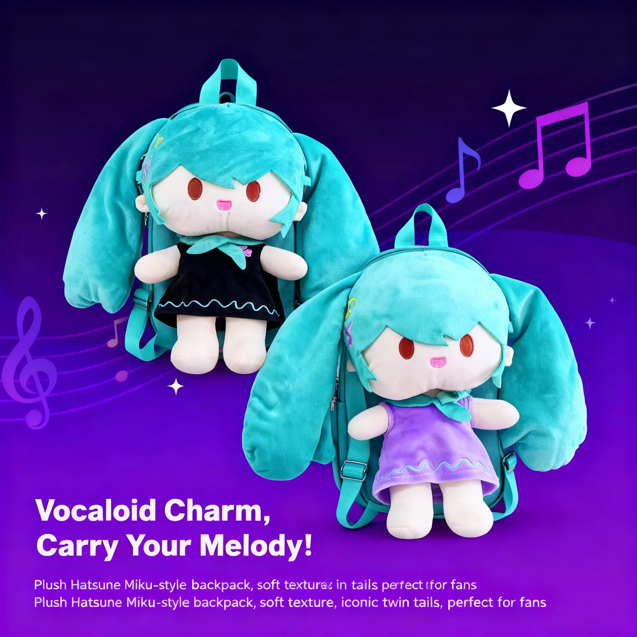 

Official Hatsune Miku Fufu Plush Doll Snow Miku Bilibili Edition Cute Anime Character Toy Gift For Fans Collection Kawaii