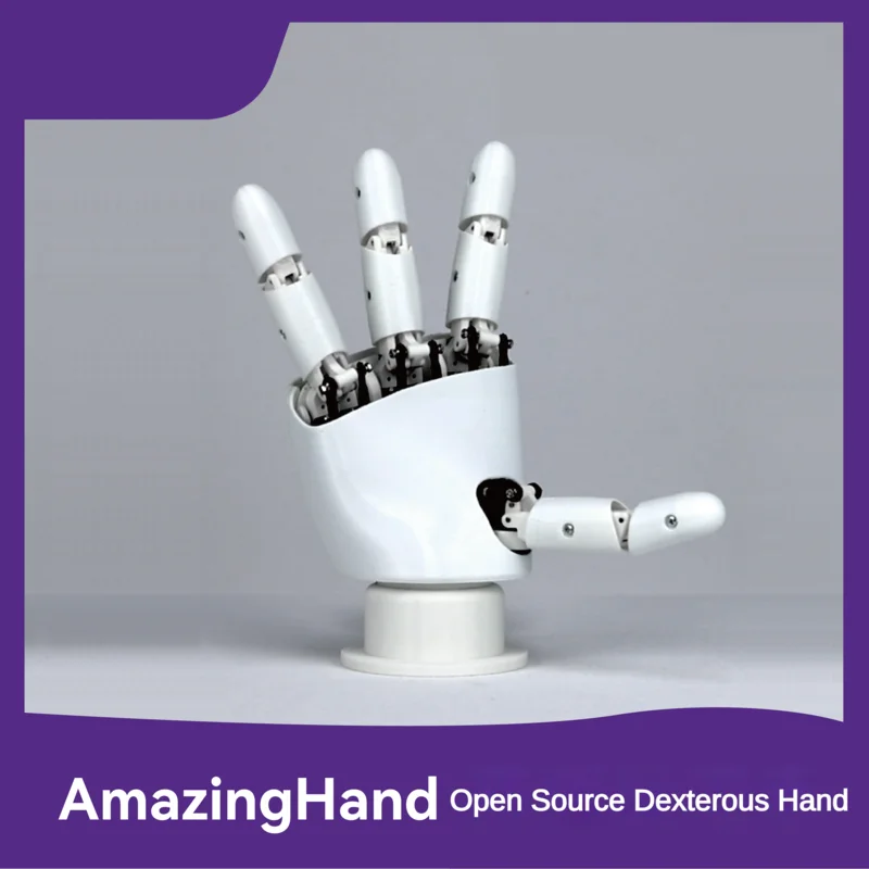 Zusammengebaute AmazingHand 8 DOF Roboterhand 3D-Gedruckte Mechanische Hand Rechter/Linker Arm PWM / Feetech Serielle Motoren Programmierbarer Roboter