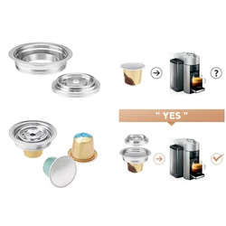 Le Capsule originali si convertono in adattatore per Capsule di caffè Vertuoline Vertuo Machine per Vertuo Next & Pop DeLonghi Espresso Maker