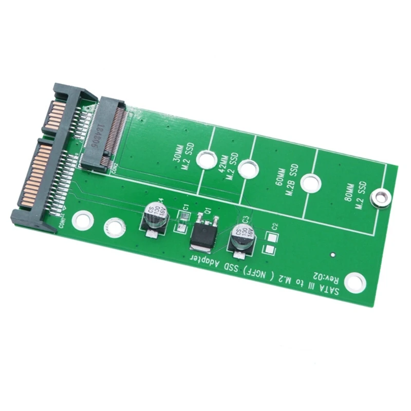 NGFF-SATA3 외부 SSD 인클로저-SATA3 SSD 어댑터 SATA3 SSD 어댑터 보드 카드(2230/2242/2260/2280 데스크탑용)