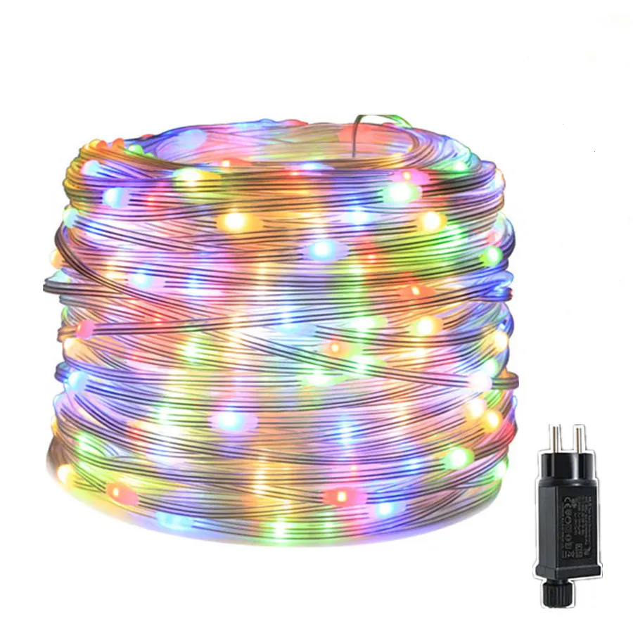 Waterproof 100M 800LED Christmas Fairy String Lights Garland Outdoor 8 Modes Garden Lights for Party Wedding New Year Decoration