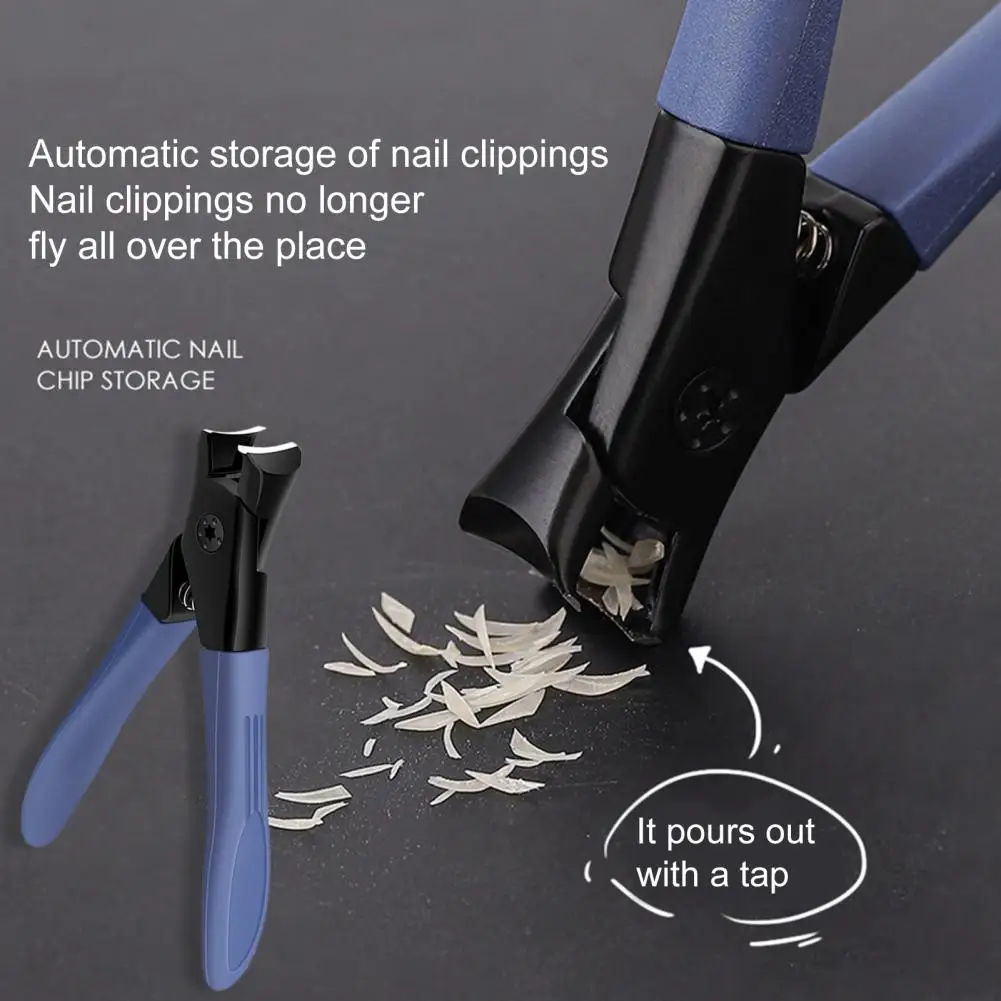 3Pcs  Newest Anti-Splash Nail Clippers Thick Hard Special Nail Clippers Single Nail Clipper Large Size Household Nail Clippers