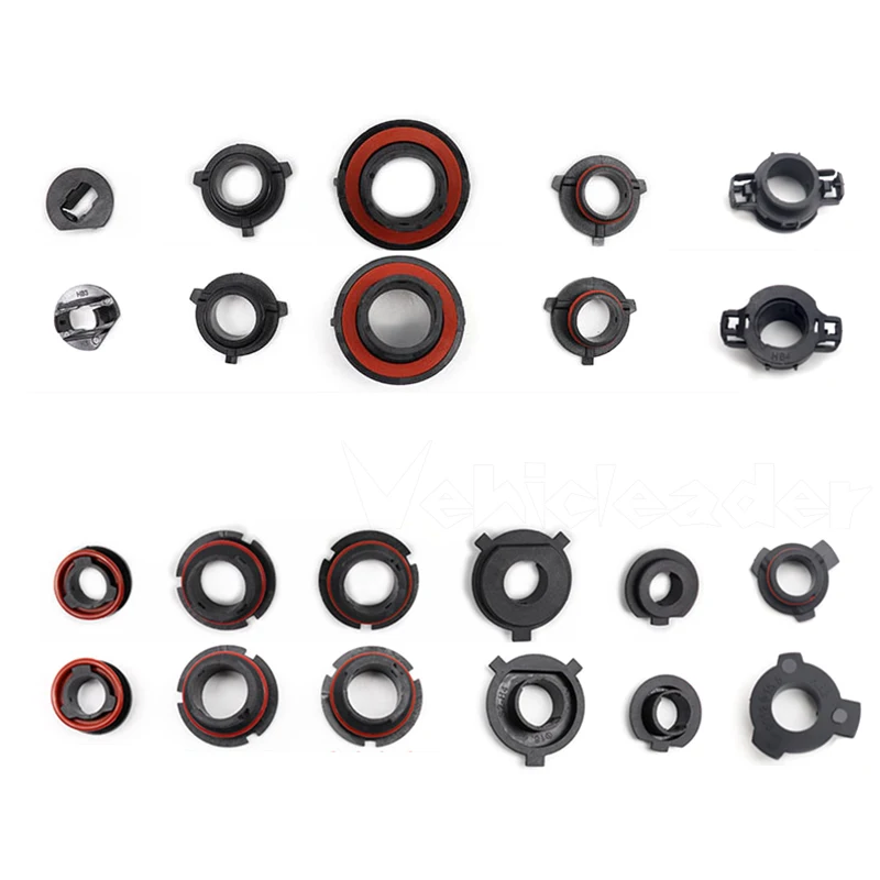 2Pcs H1 Car LED Headlight Bulb Adapter Holder Base Sockets Headlamp Retainers