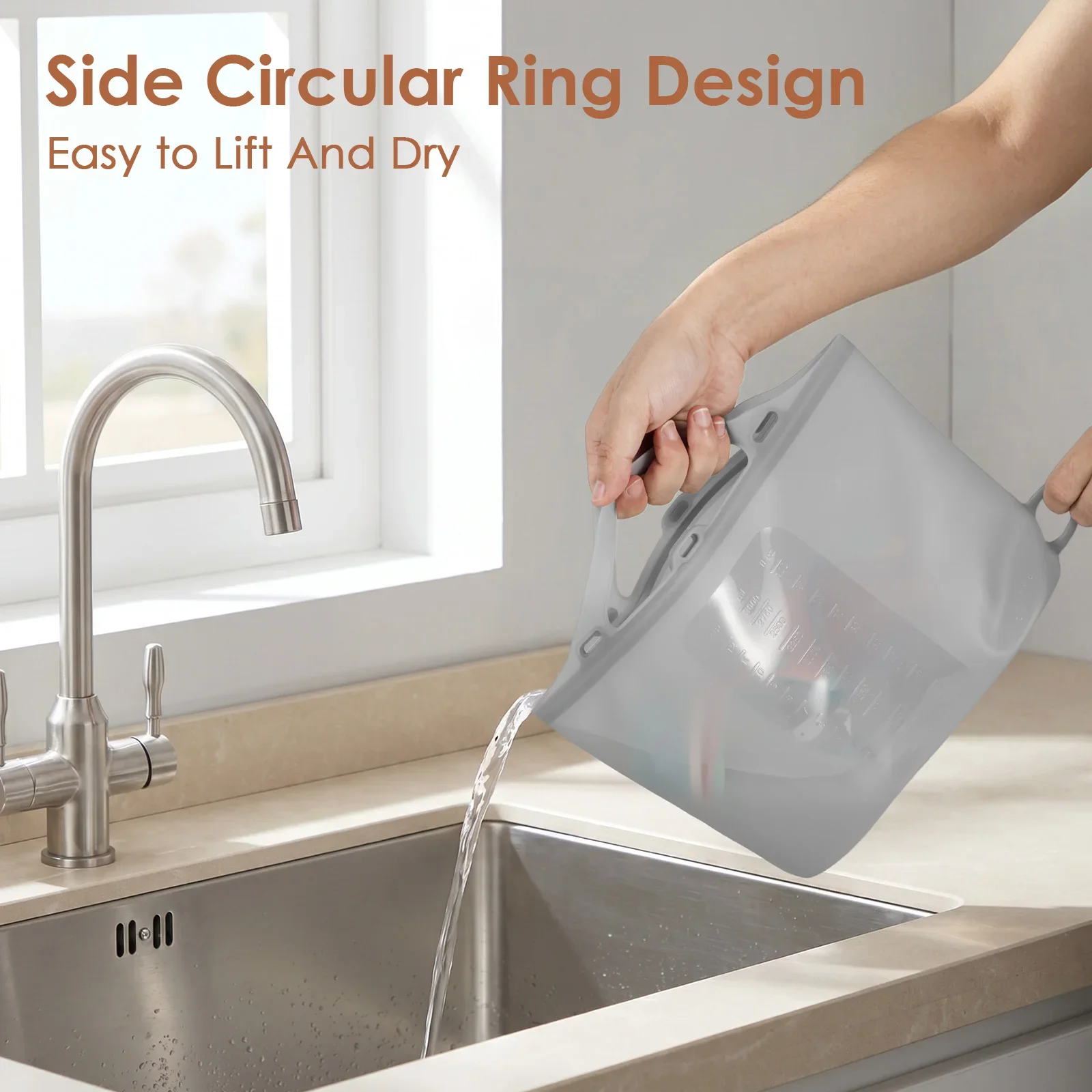 Silicone Steam Sanitizing Bags for Microwave Reusable Silicone Steamer Bags for Baby Bottles Breast Pump Accessories Pacifier