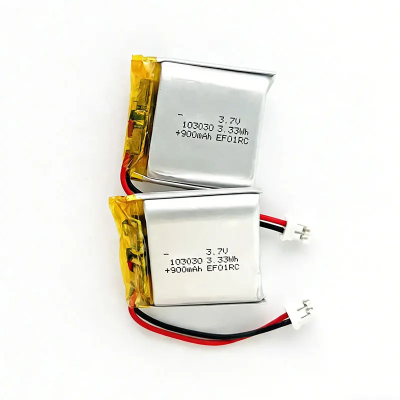 103030 Battery 3.7V 900mAh Lithium Polymer Rechargeable Li-ion Batteries 2LiPo for Headset Bluetooth Speaker Fan Air Purifier