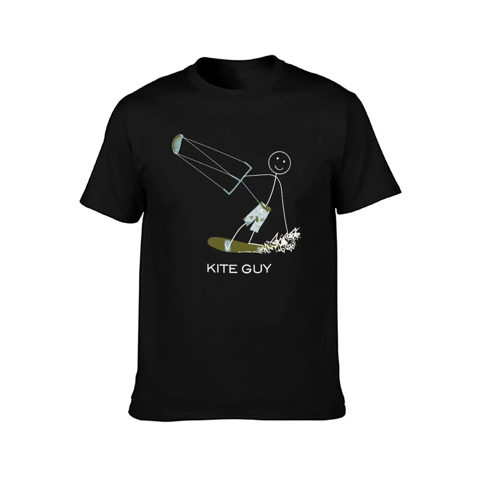 Funny Mens Kiteboarding Design T-Shirt kawaii clothes Blouse mens t shirt graphic