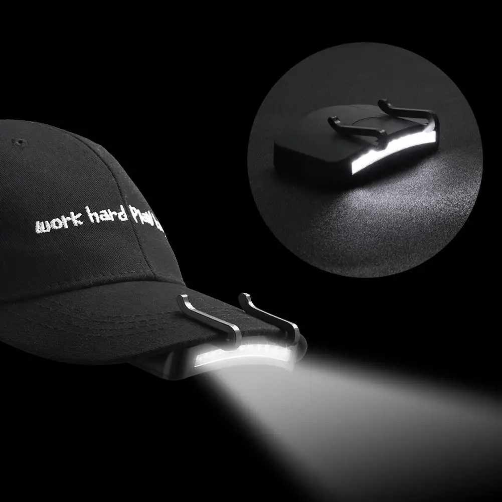 Ultra Bright Hat Clip Light, 11 faróis de LED, Cap Lights, lanterna mãos-livres para acampar, pescar, luzes de caminhada