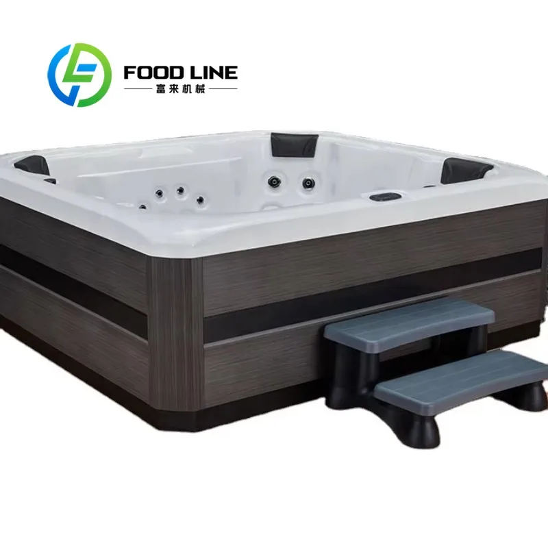 Swim Spa Pool Whirlpool Bathtub 5 Person Outdoor Garden Villa Heated LED Ambient Light Jet Tub Best Price Buy Now Family Use