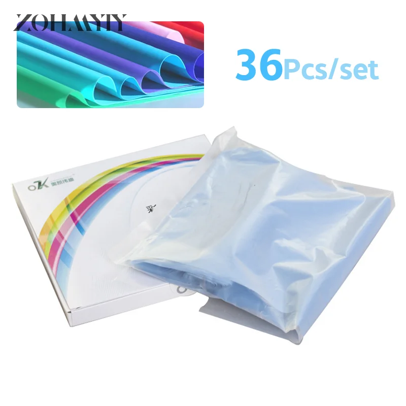 

36pcs/Set Dental Rubber Dam Shee Random Color Natural Latex Rubber Barrier Dams Dental Materials For Teeth Whitening