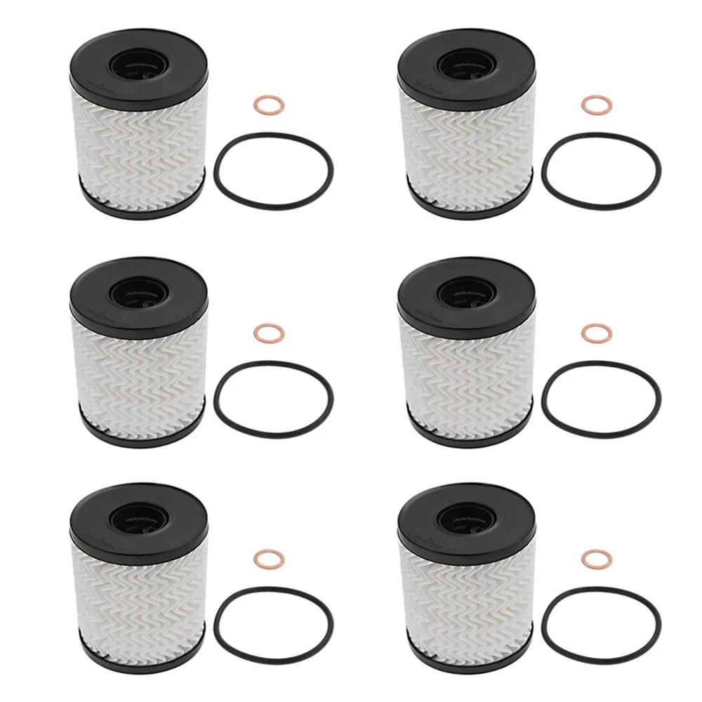 Yubao 6/3/1 conjuntos de filtro de óleo do motor com o-ring para bmw mini cooper r55 r56 r57 r58 r59 r60 r61 11427622446 hu711/5x
