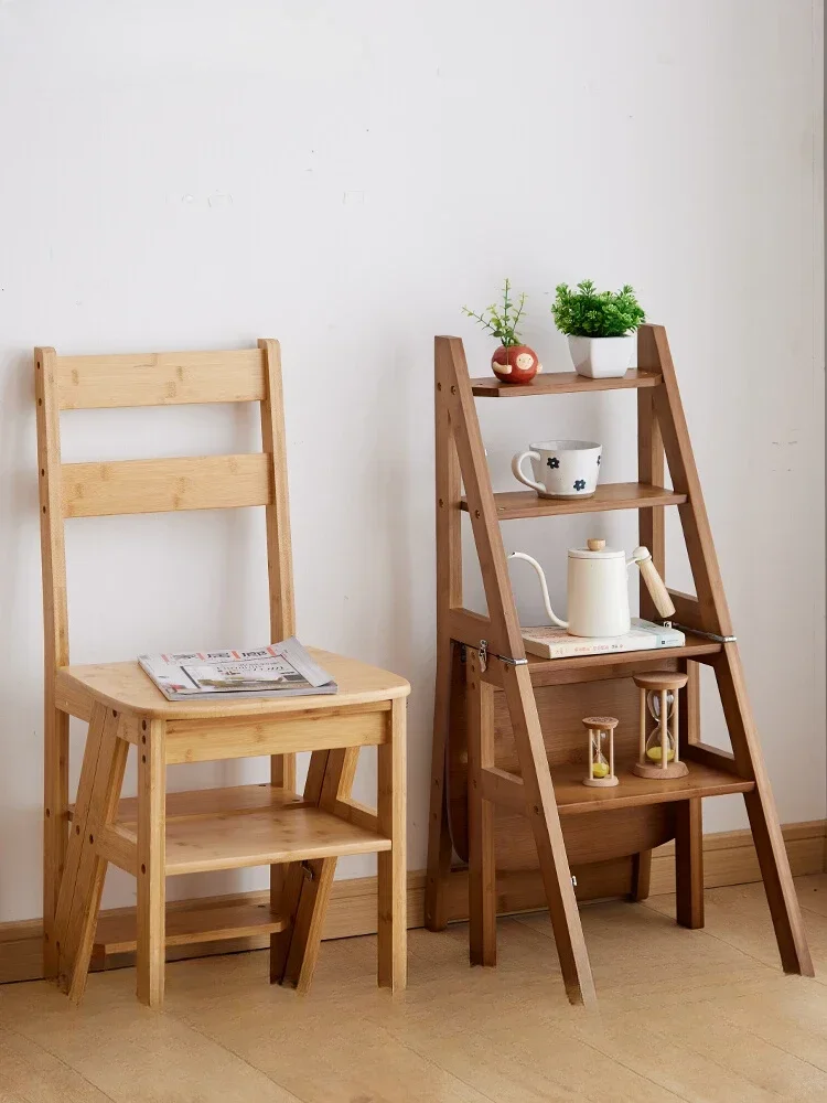 Ladders, Household Folding Ladder Chairs, Stools, Dual-purpose Ladder Chairs, Indoor Multi-functional Ladders, Dining Chairs