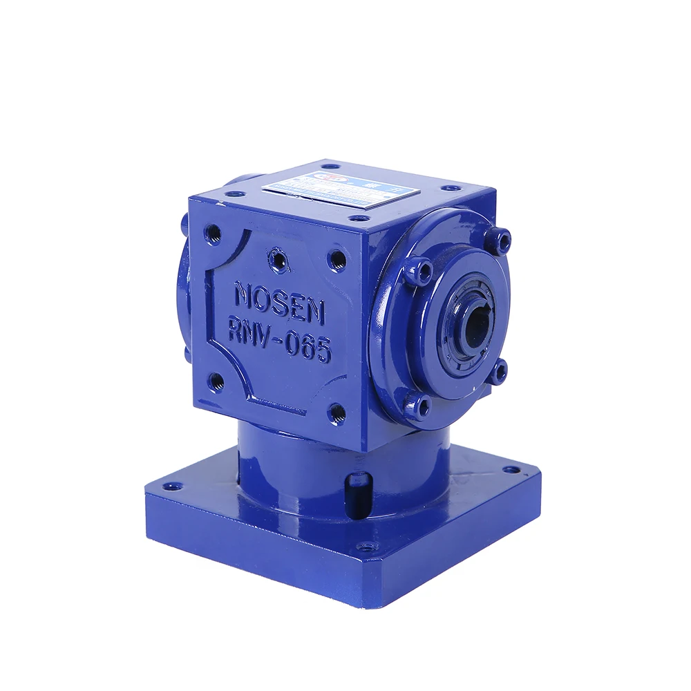 Factory Customized  3 Way 90 Degree Right Angle Spiral Bevel Gearbox