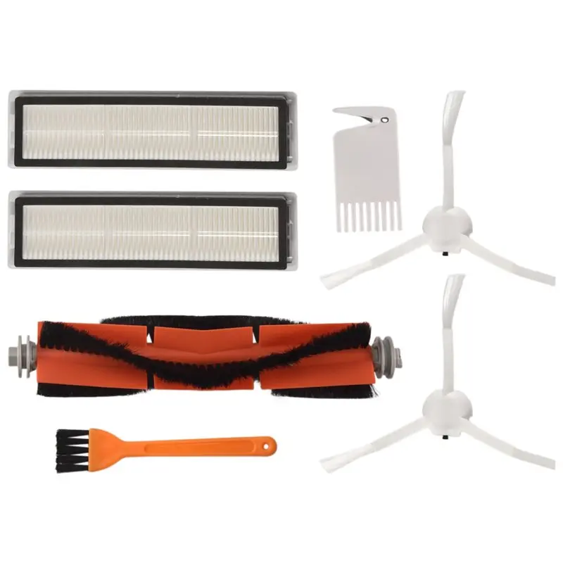 AFOURT-10X Ersatzteile für Dreame D9 Roboter-Staubsauger, Hauptbürste, Seitenbürste, HEPA-Filter, Ersatzteile – Detail 3