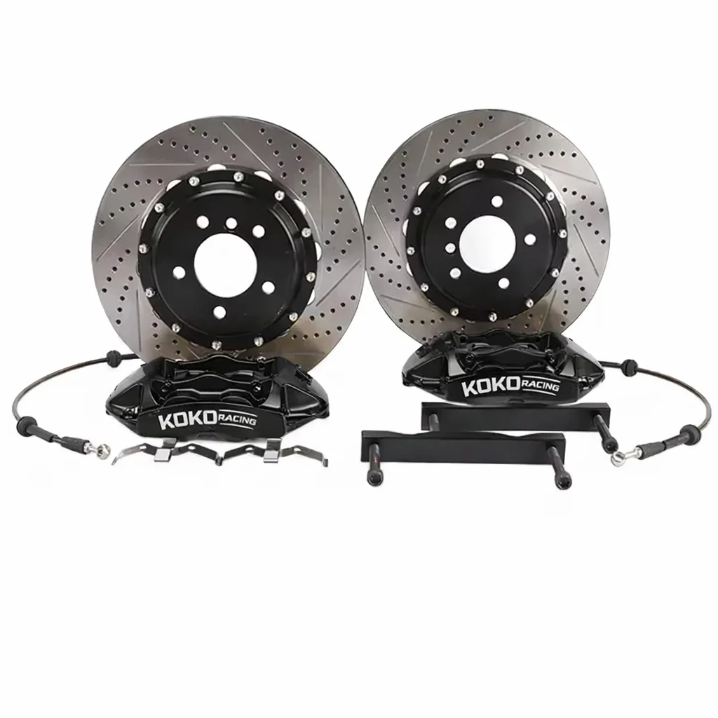 

High-quality braking system with 4-piston rear brake calipers suitable for 18-21 inch rear wheels.