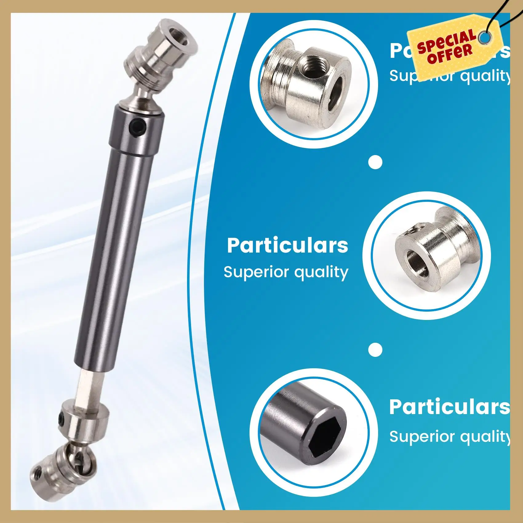 Стабильная производительность-2 шт. приводной вал CVD 110-160 мм для 1/10 Rock SCX10 90046 Traxxas Trx4