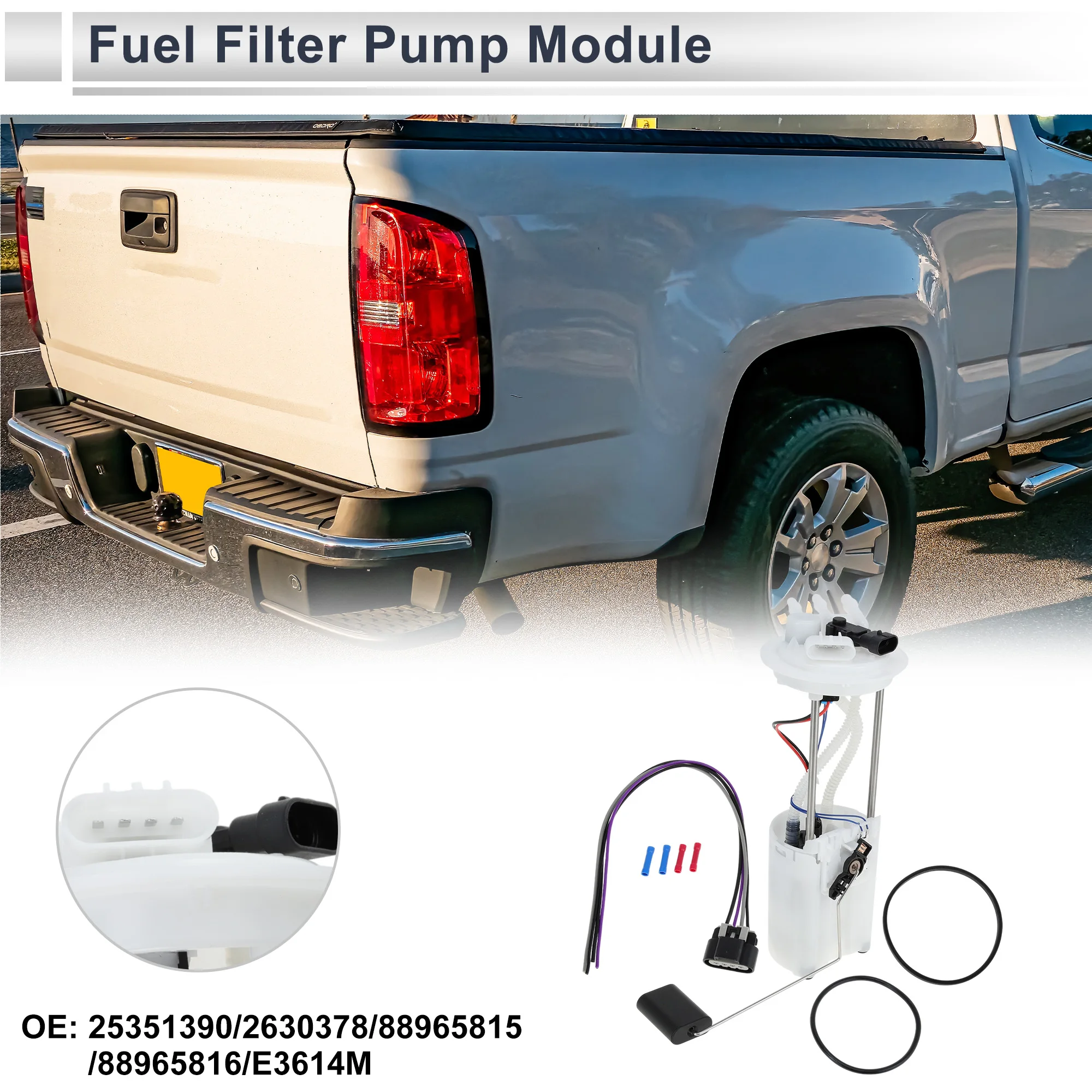 

Электрический топливный насос X Autohaux в сборе для Chevrolet Colorado для GMC Canyon 2004-2005 3,5 л 2,8 л газ с блоком отправки No 88965815