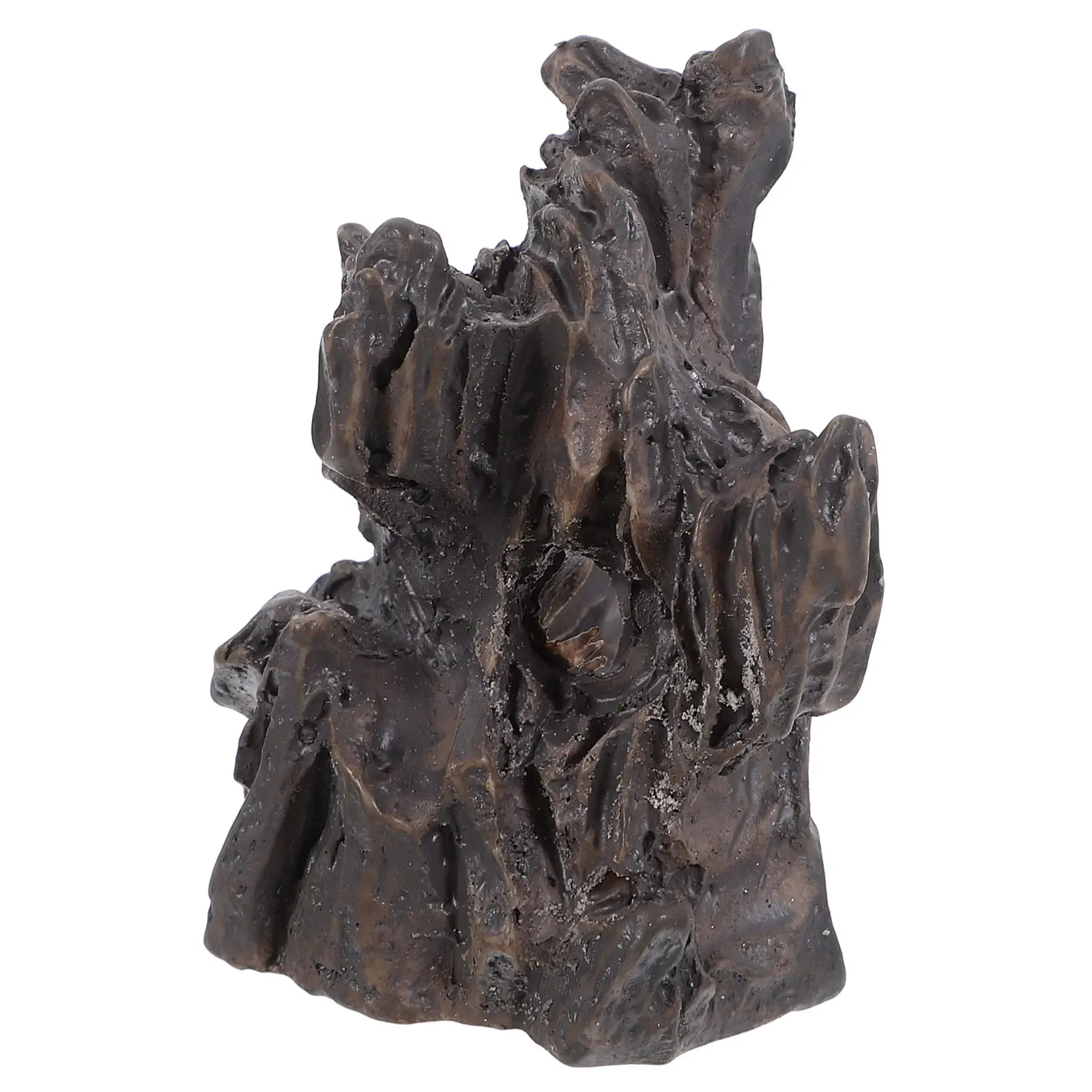 Resin Miniature Rockery for Micro Landscape Bonsai Decor Zen Room Desktop Living Room Garden Small Rockeries Scenery Simulation