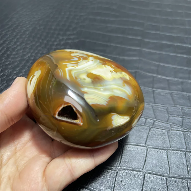 396g Natural Geode Stones Agate Palm Stone Polished Irregular Crystal Crystals Reiki Healing Aquarium Decor Ornaments Home Decor